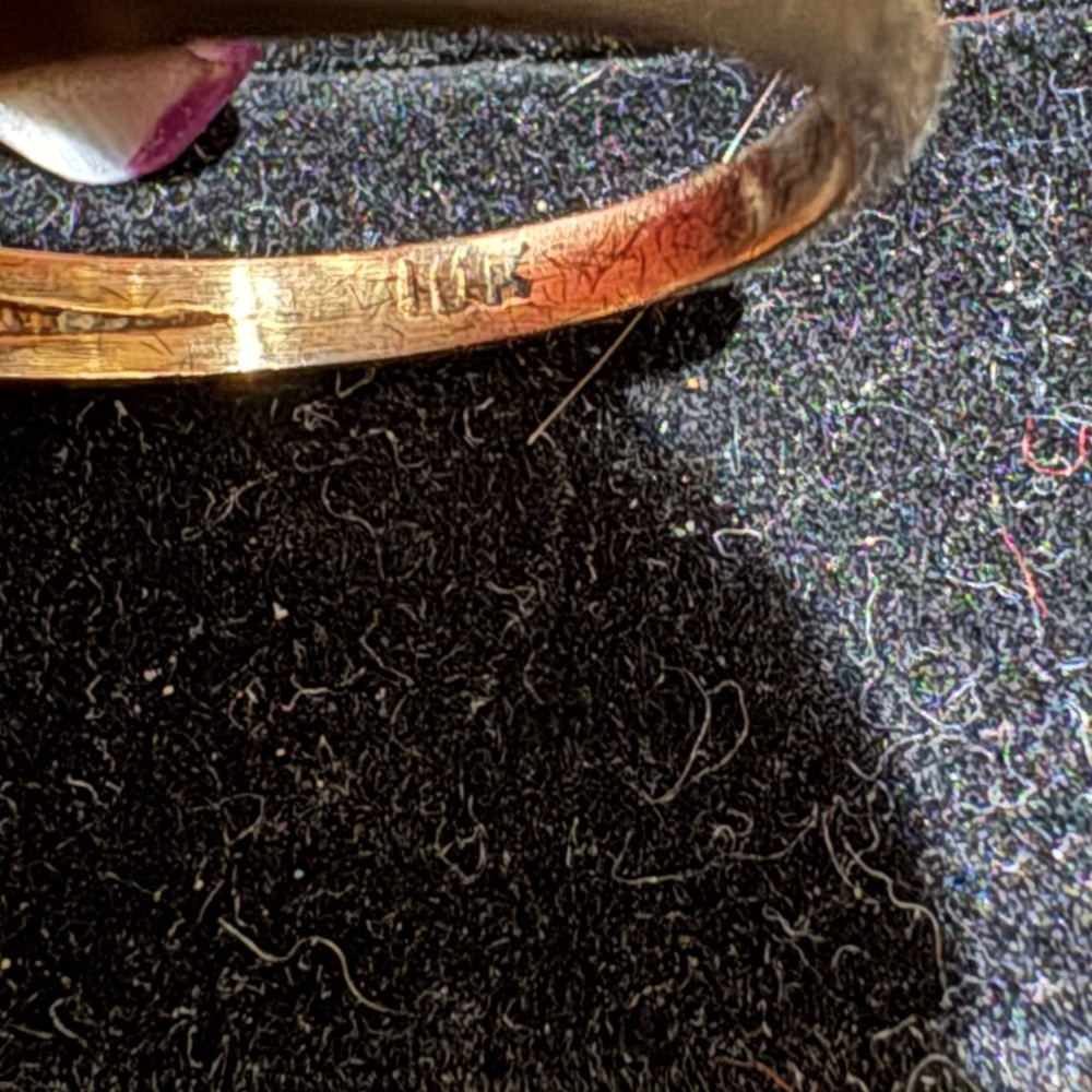 Purple Ruby Flower Cut Solitaire Ring - image 8